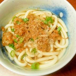 納豆冷やしうどん